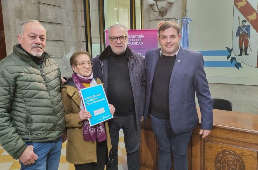 Acto encabezado por el intendente Bouvier.