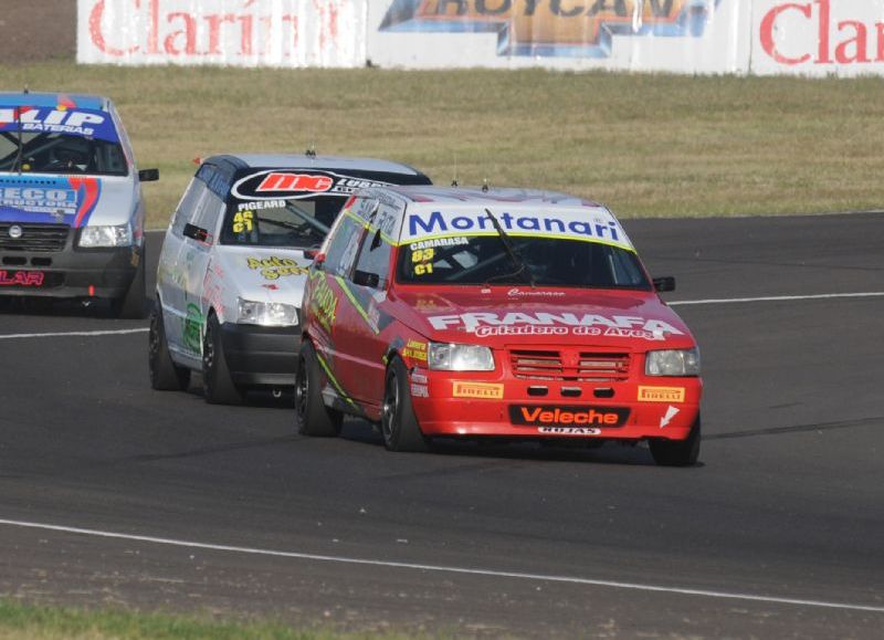 El piloto rojense no pudo completar la final en Concepción del Uruguay.