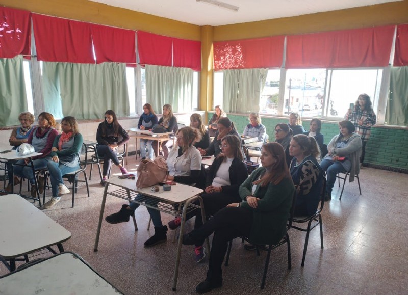 Hubo acto en la Unidad Académica Nicolás Avellaneda.