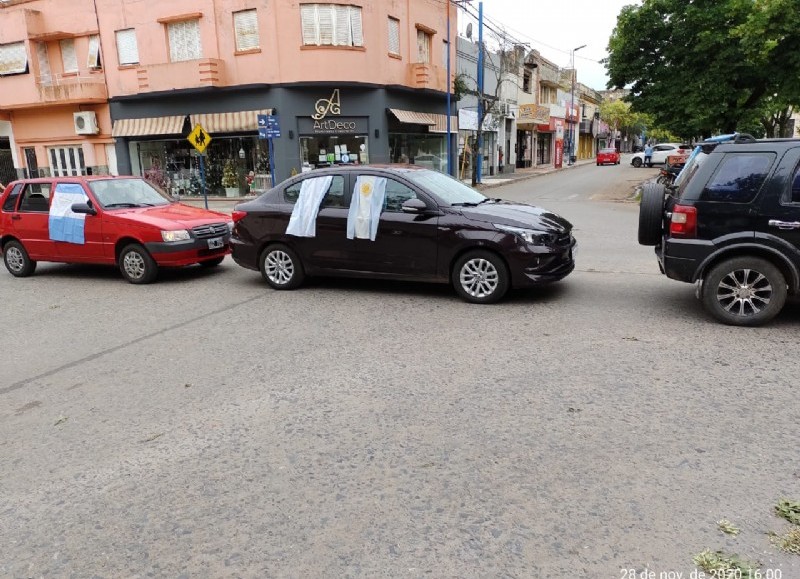 Un pasaje de la marcha.