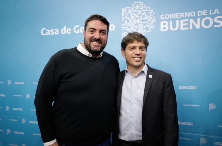 Ramiro Baguear y Axel Kicillof.