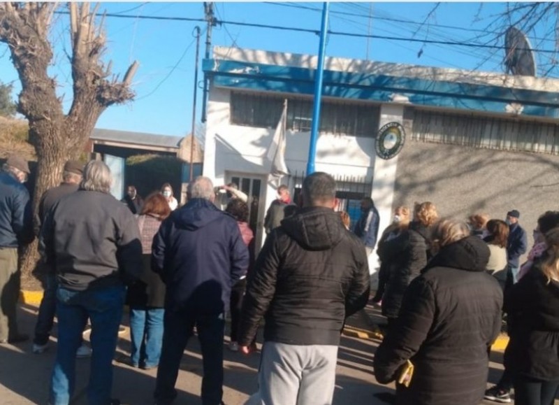 Manifestación en la Delegación.