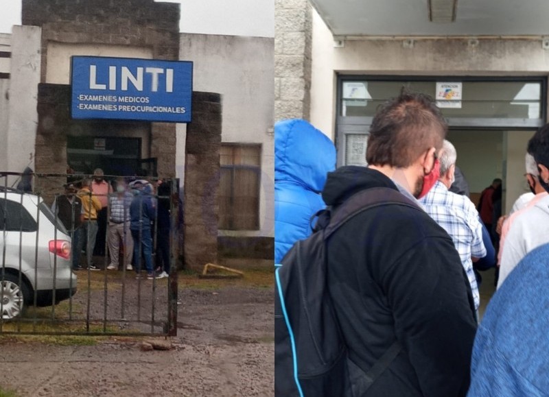 Aglomeramiento en Junín para realizar el examen psicofísico. (Foto: NOVA)