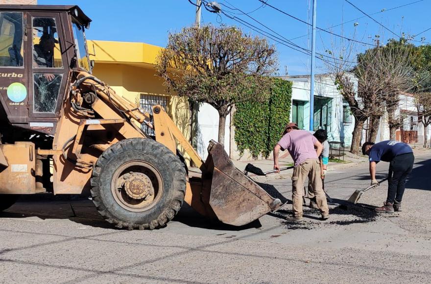 Despliegue de maquinaria.