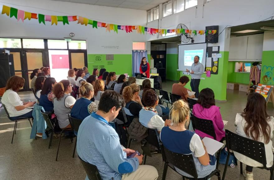 La actividad tuvo lugar en el Jardín de Infantes N° 909.