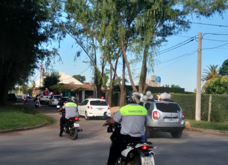 Alegría por las calles de la ciudad.