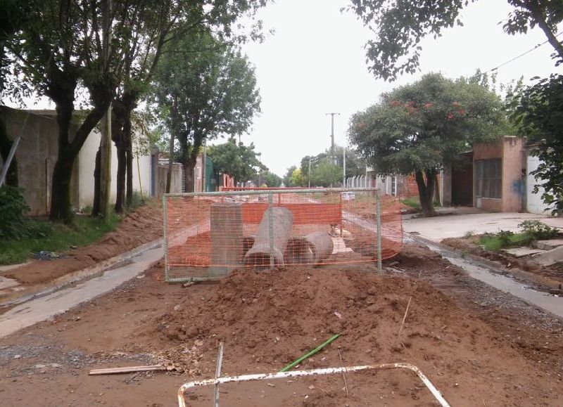 Imagen de las obras actualmente