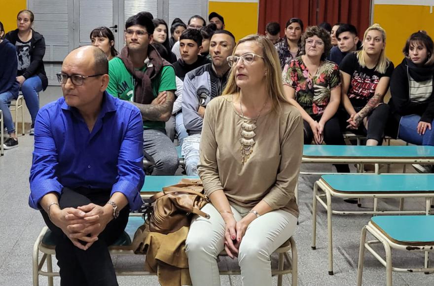 Acto en la Escuela N° 11.