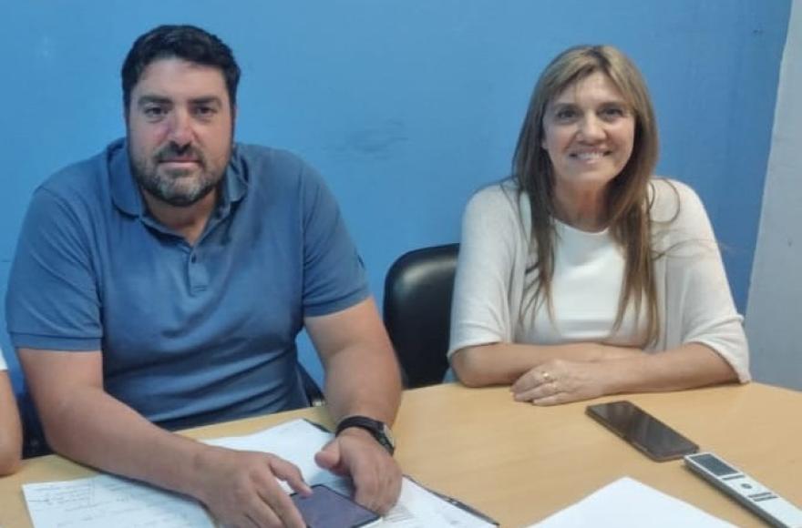 Ramiro Baguear y Sandra Sartelli.