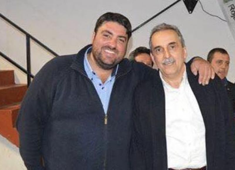 Baguear, referente del FpV, junto a Guillermo Moreno.