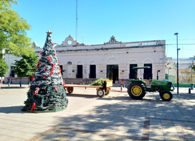 Trabajos a cargo de Parques y Paseos.