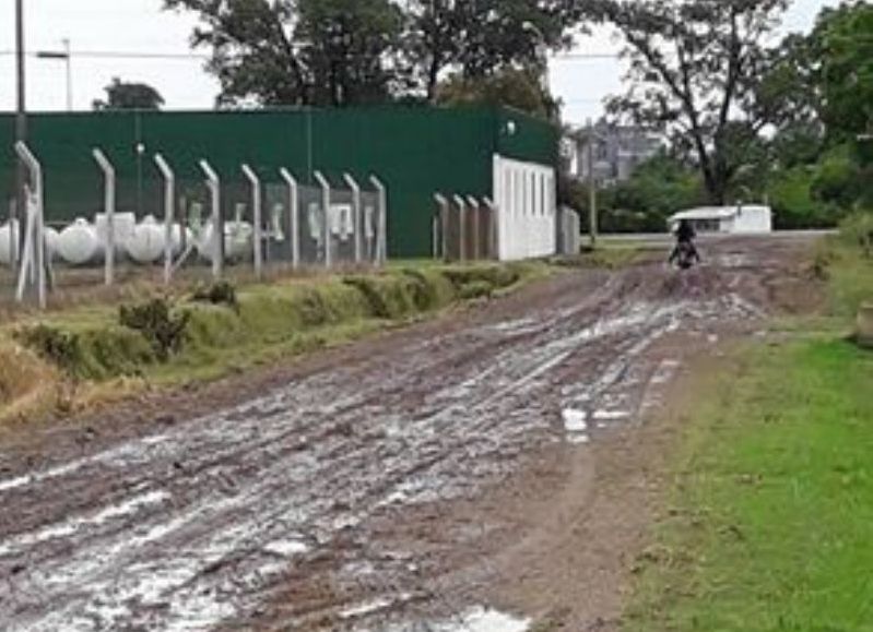 Las calles están intransitables.