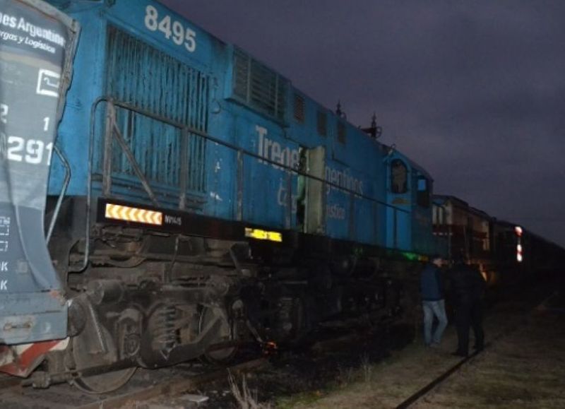 El accidente se produjo a pocos metros de la estación de Rawson.