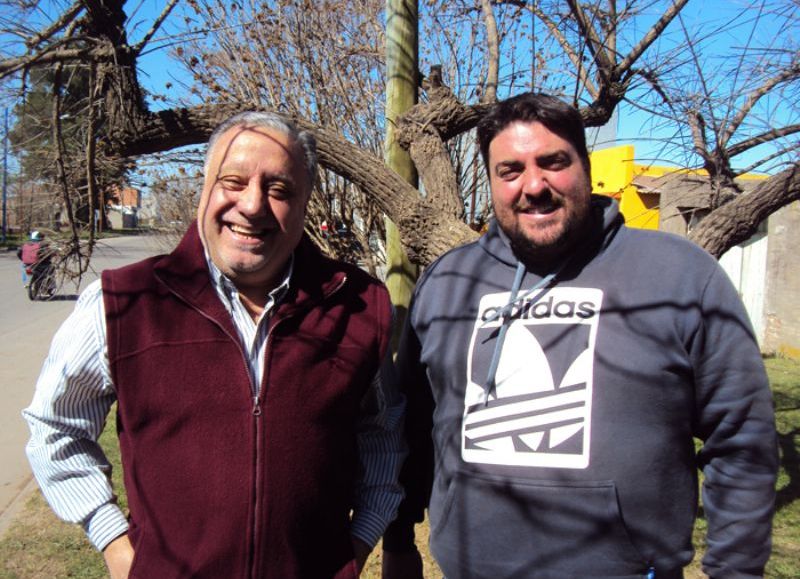 Los referentes locales Eduardo Forese y Ramiro Baguear.