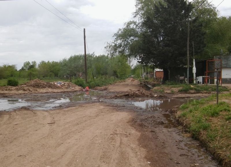 Hasta hace unas semanas, predominaban las aguas servidas.