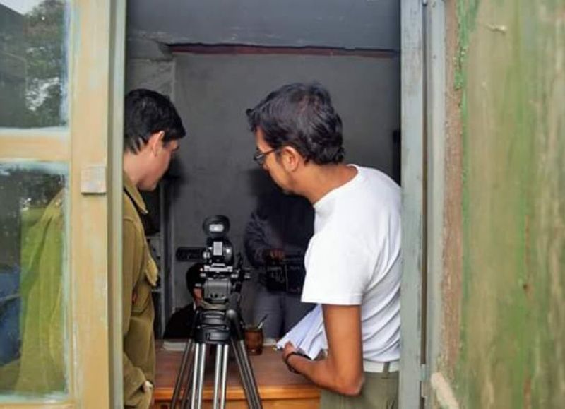 Escenas de la película, supervisada y producida por el Padre Pedro Peñalba.