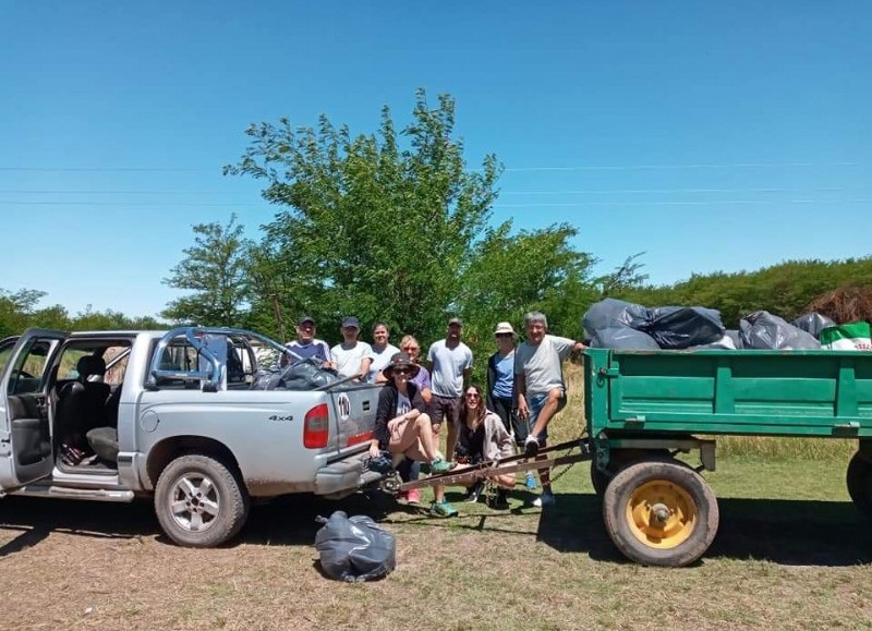 Acción encarada por el Grupo de Amigos del Río Rojas.