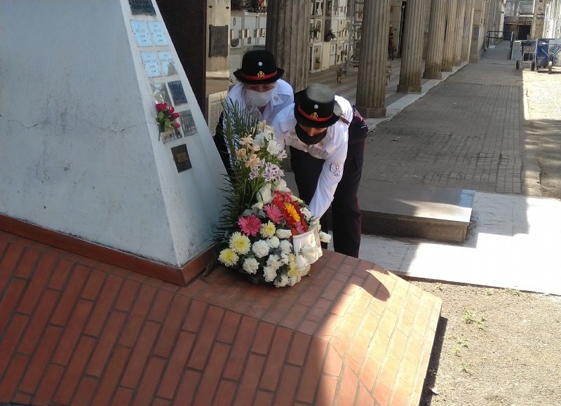 Ofrenda floral.