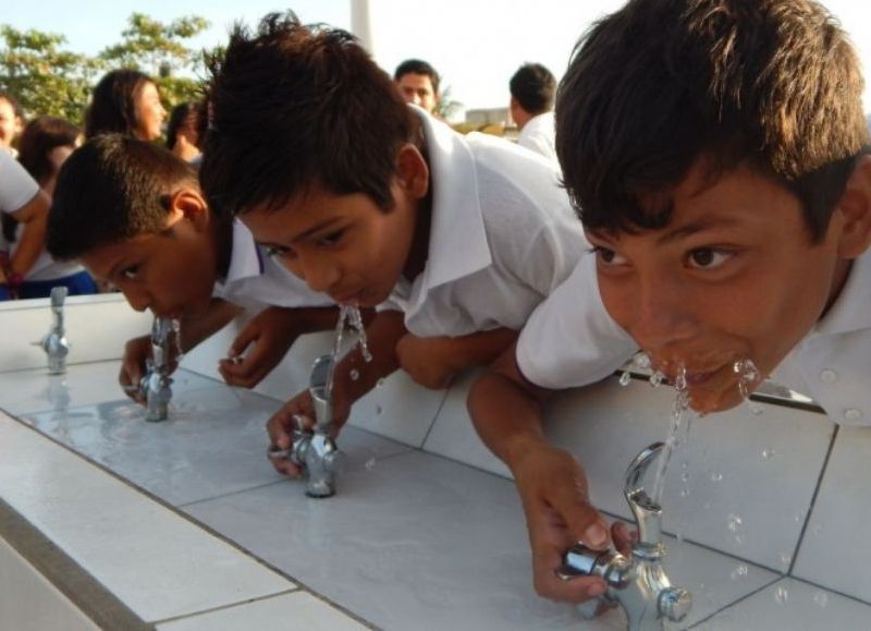 ¿Sin agua en las escuelas?