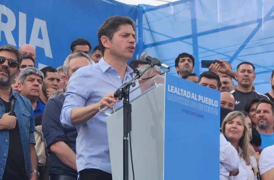 Kicillof: “No es momento de divisiones ni de internas”