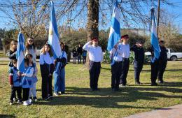 La Plazoleta Manuel Belgrano fue sede del acto oficial por el Día de la Bandera