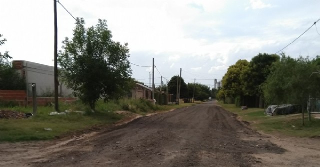 El Municipio interviene en calles de Barrio Santa Teresa