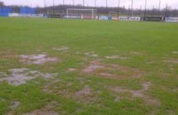 La lluvia no permitió jugar al fútbol el fin de semana