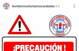 Bomberos de Carabelas alertan por el mal estado de la Ruta 31