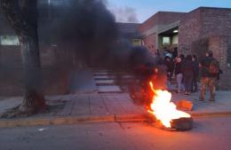 Protesta de estudiantes en la ESNA