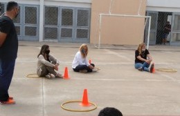 Primeras actividades en la Secundaria N° 5, de cara al regreso a clases presenciales