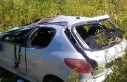 Otro accidente en la Ruta 31: Vuelco con heridos leves