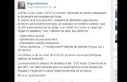 El Hogar de Ancianos San Francisco de Asís organiza un desfile-show