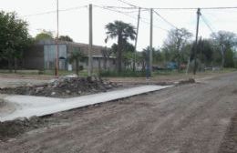 En Rafael Obligado se están construyendo bocacalles