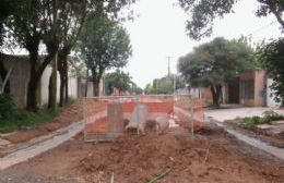 Finalizaron los trabajos en los desagües de calle Azara en Barrio Progreso