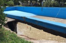 El Polideportivo de Rafael Obligado sufrió una grave rotura en su pileta