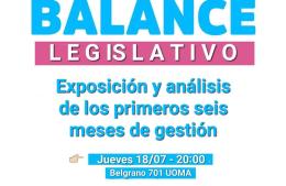 Unión por la Patria invita a balance legislativo