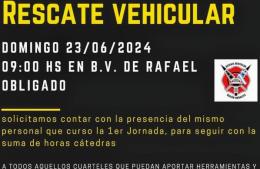 Bomberos obligadenses recibirán a la Región Noroeste