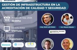 Webinar “Gestión de Infraestructura en la Acreditación de Calidad y Seguridad”