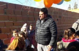 Baguear participó de uno de los festejos por el Día del Niño