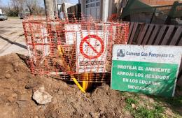 Más vecinos conectados a la red de gas natural