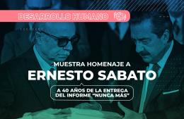 Muestra homenaje a Ernesto Sabato en el 40º aniversario de la entrega del Informe Nunca Más