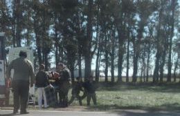 Motociclista sufre accidente en Ruta 188