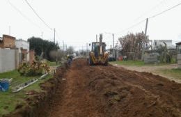 Comenzaron las obras de cordón cuneta en Barrio Progreso