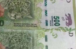 Medidas de prevención para advertir los billetes de $ 500 falsos