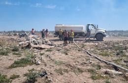 Incendio intencional en el basural municipal