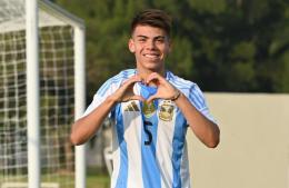 Santiago Espíndola convirtió para la Selección Sub-17