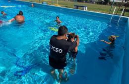 Buceo en la Colonia Municipal de Vacaciones de Rafael Obligado