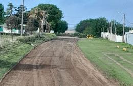 Reacondicionan calles en los barrios Bicentenario y Matadero