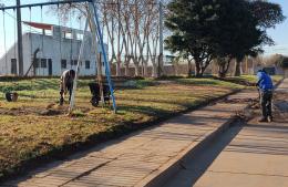 Operativos de limpieza en los alrededores del Parque General Alvear