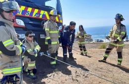 Bomberos rojenses van por el tercer viaje de capacitación a Chile